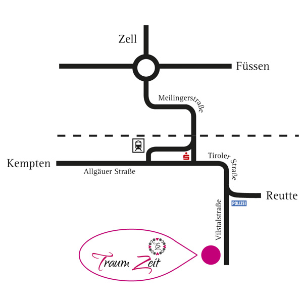 Anfahrt zum Geschäft